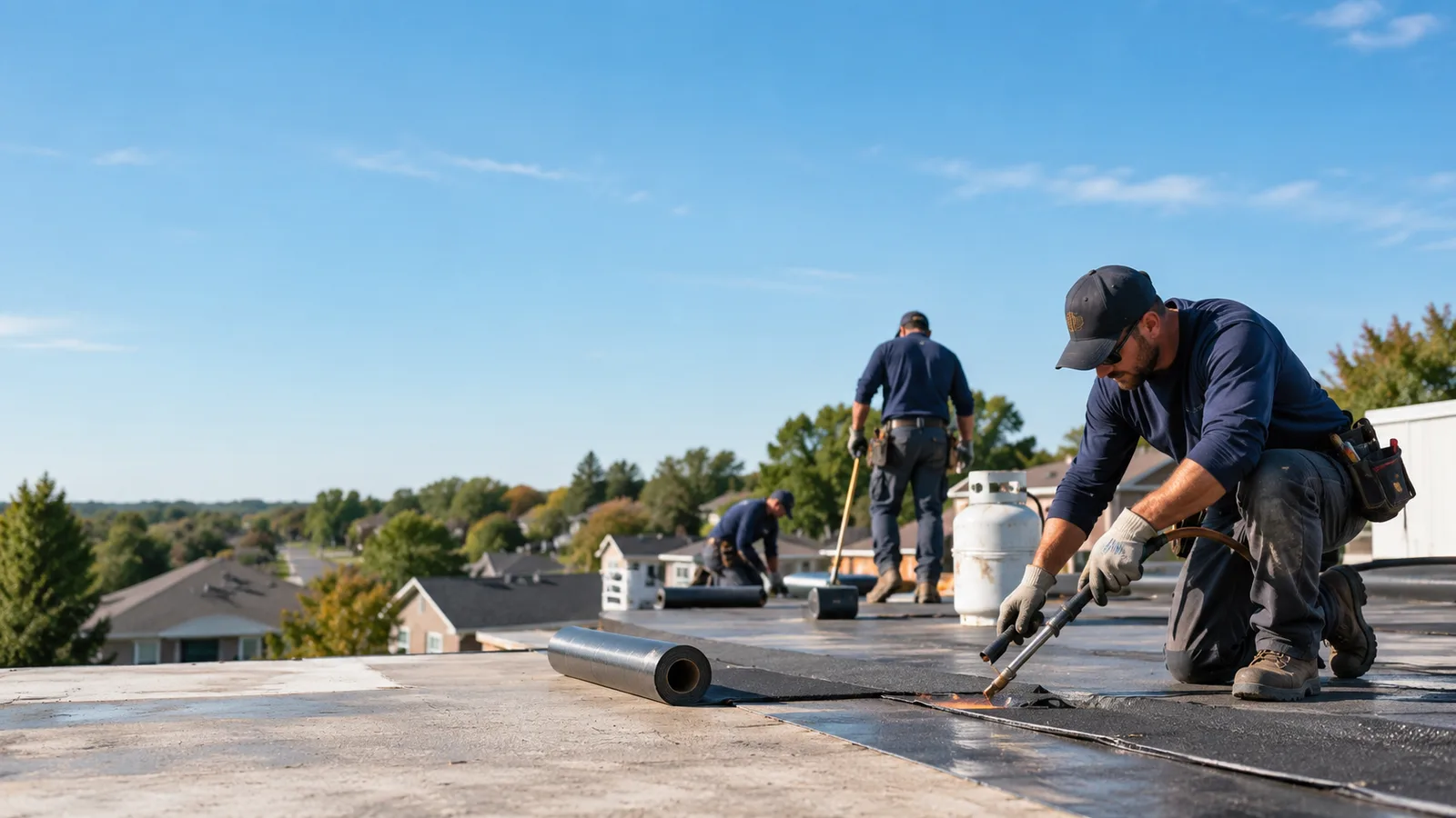 Flat Roof Leak Repair providers in Pershing, IN